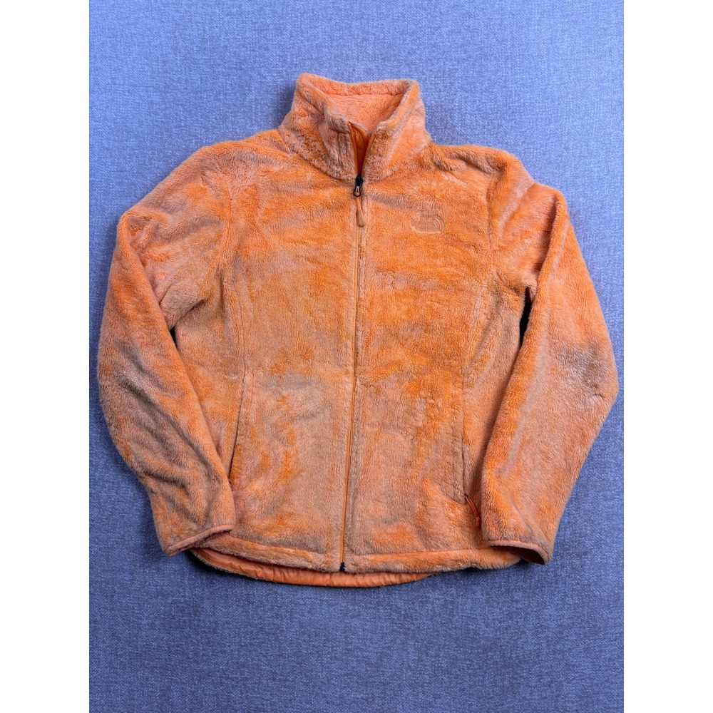The North Face Womens Osito Full Zip Fleece Jacket Orange Medium